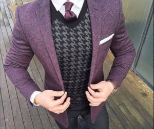 sport jacket purple