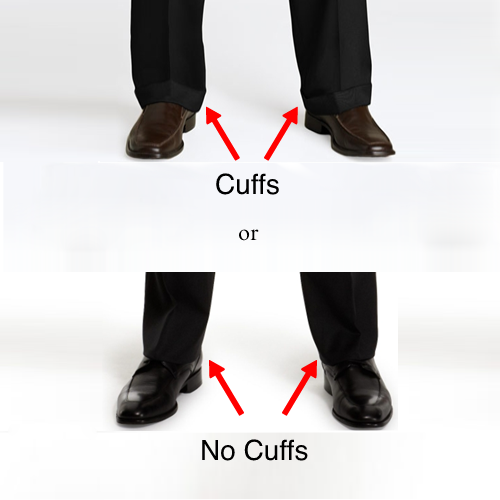 Cuffs vs. No Cuffs