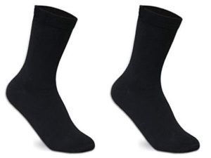 black formal socks