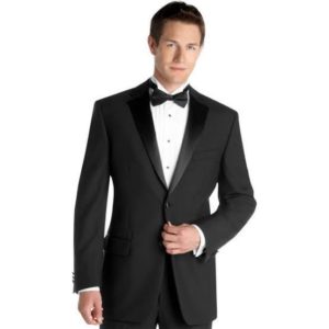 black tuxedo suit