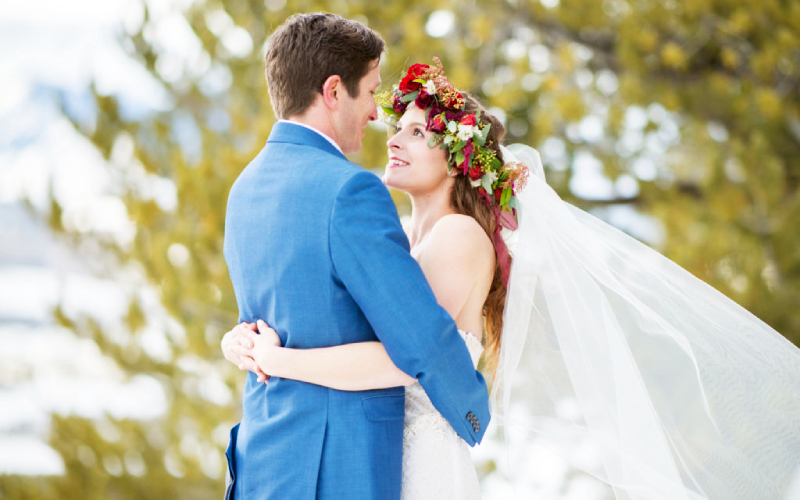 Wedding kiss