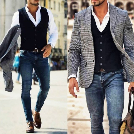 Blue Denim Jacket Combination | Denim Jacket Outfit Men - TiptopGents |  Combination denim, Denim jacket outfit, Denim jacket men