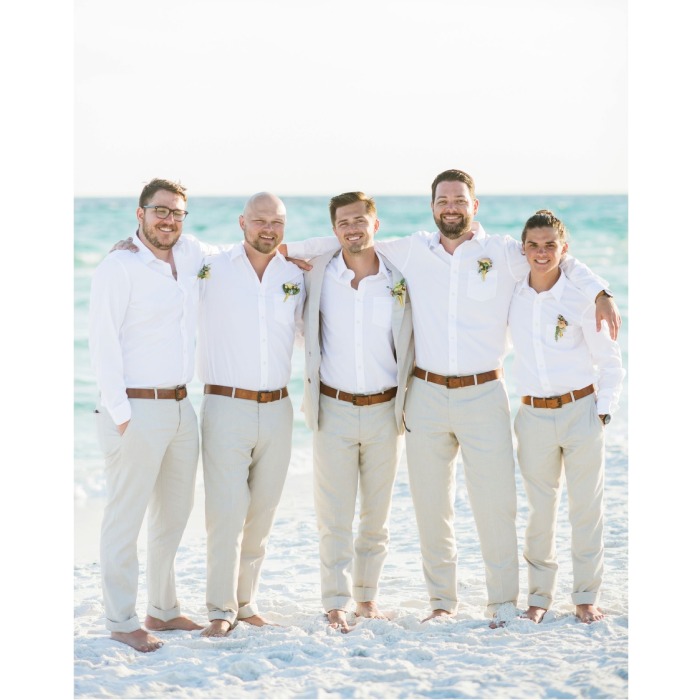 beach wedding attire for guests men