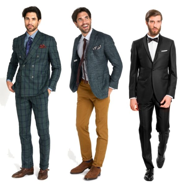 THREE MEN’S OUTFIT STYLE FOR THE START OF A NEW YEAR