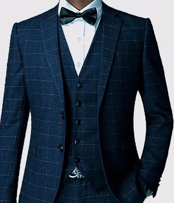 Checkered Suit A Combination Of Vintage & Modern
