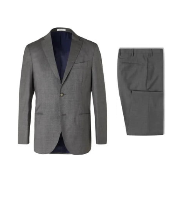 A Slate Grey Wedding Suit