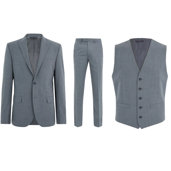 Electric Blue Three Piece Suit To Start Your Week