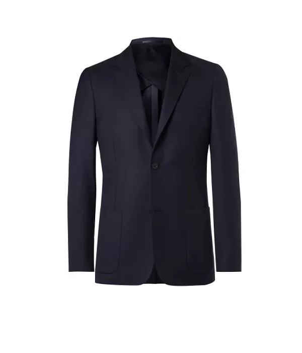 Dark Navy Two-button Suit For This Monday