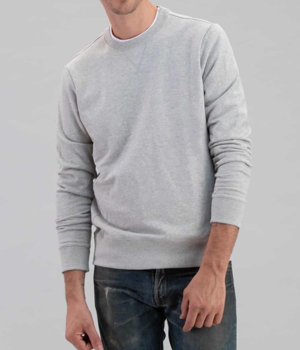 It’s A Bit Cold Out There, Layer Up With A Grey Knit Sweater