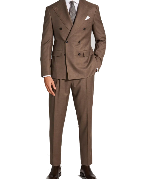 Hit This Monday With A Striking Brown Suit