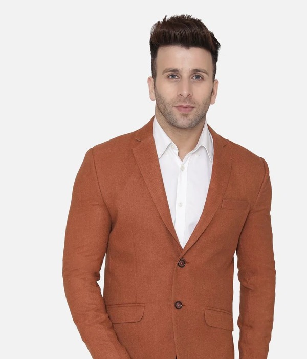 Here's A Vintage Orange Blazer From The 70s