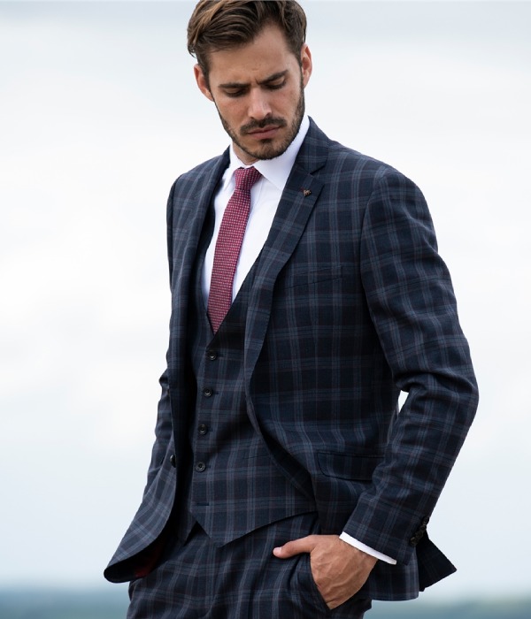 Make A Statement With This Checkered Suit