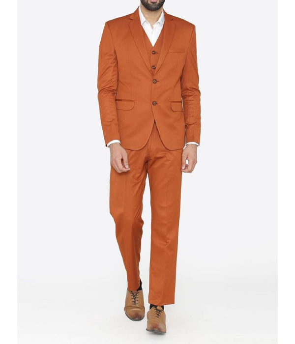 Brighten Your Day With This Vibrant Orange Suit