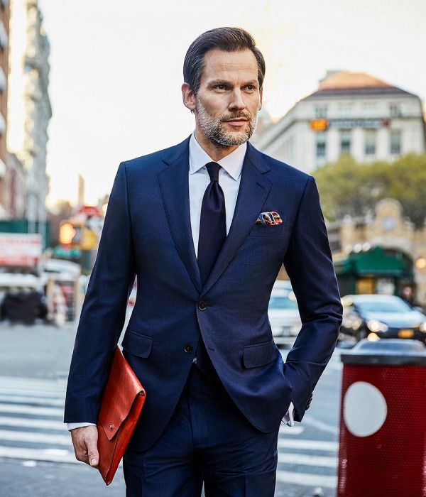 A Slim Fit Suit With Wrinkle-free Fabric Is Perfect For A Monday