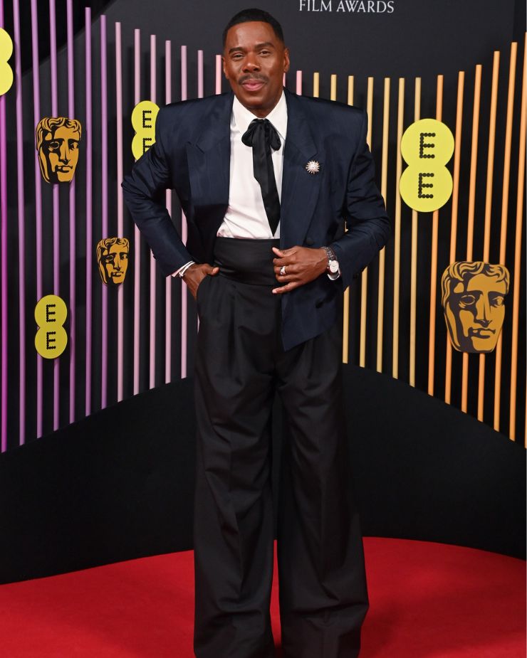 Colman Domingo at the red carpets of BAFTAs 2024