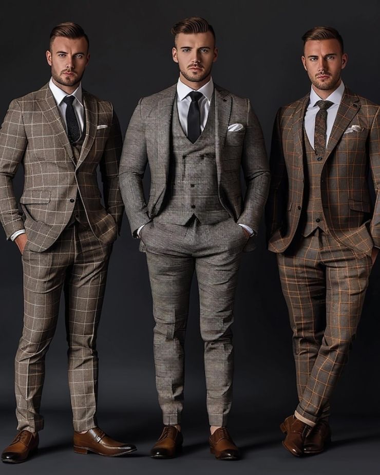 How do you bring variations in fall formal suits?