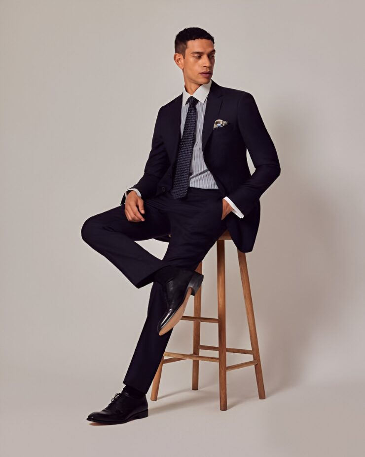 Why not a rich twill suit for special occasions?