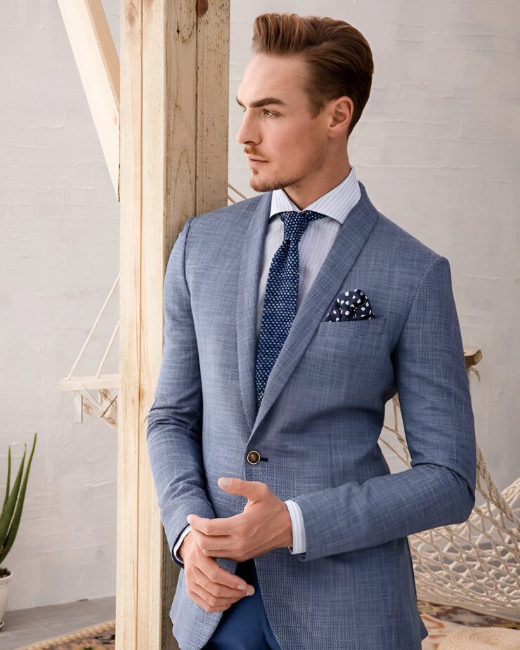 A formal suit with a new refreshing look